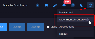 experimental feature