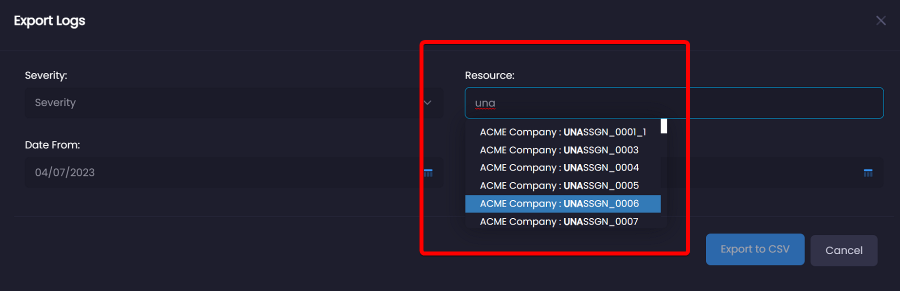 export_logs